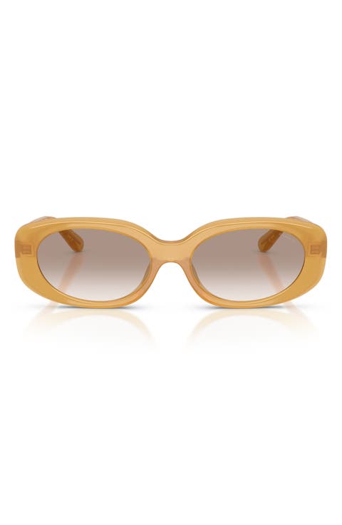 54mm Oval Sunglasses