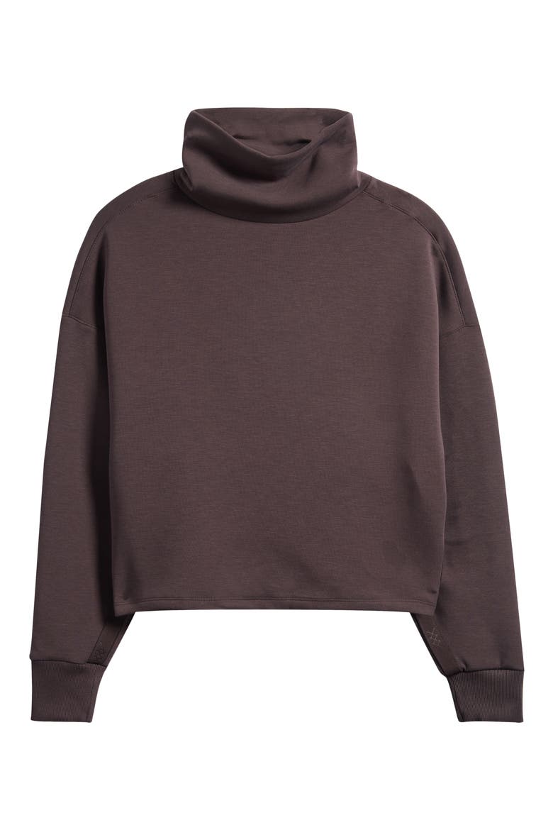 DreamGlow Mock Neck Top, Alternate, color, DARK ESPRESSO