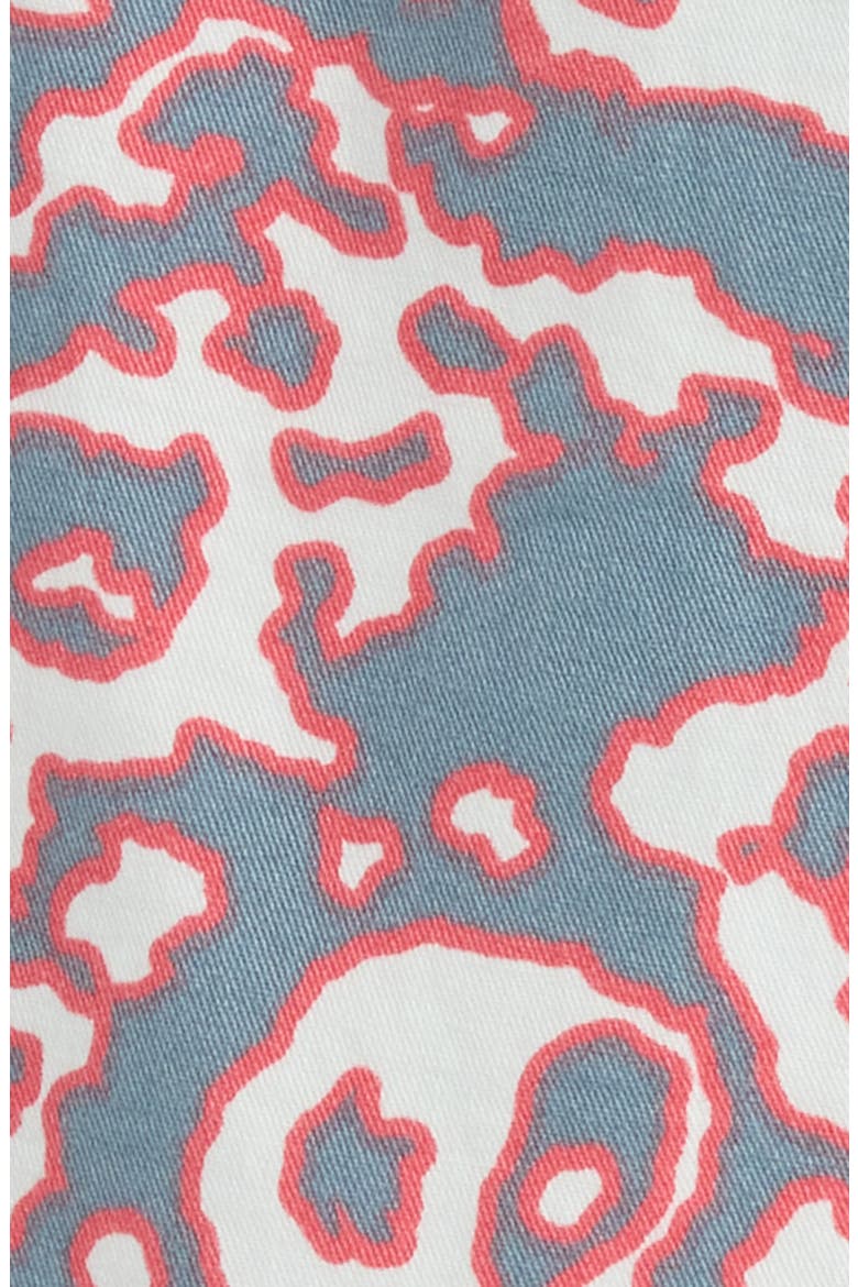 Ashford Abstract Print Stretch Cotton Shorts, Alternate, color, CITADEL PORCELIN ROSE