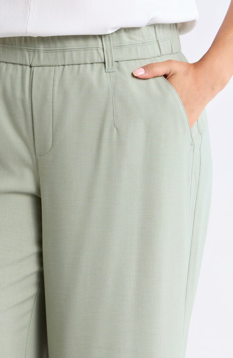 Wit & Wisdom Skyrise High Rise Wide Leg Pants, Alternate, color, Eucalyptus