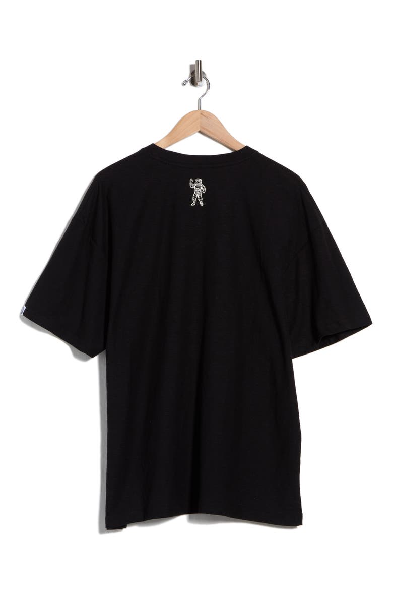 Global Embroidered T-Shirt, Alternate, color, BLACK