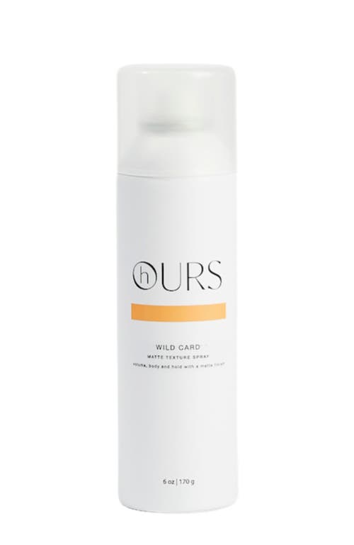 Hours Haircare Wild Card Matte Texture Spray In White