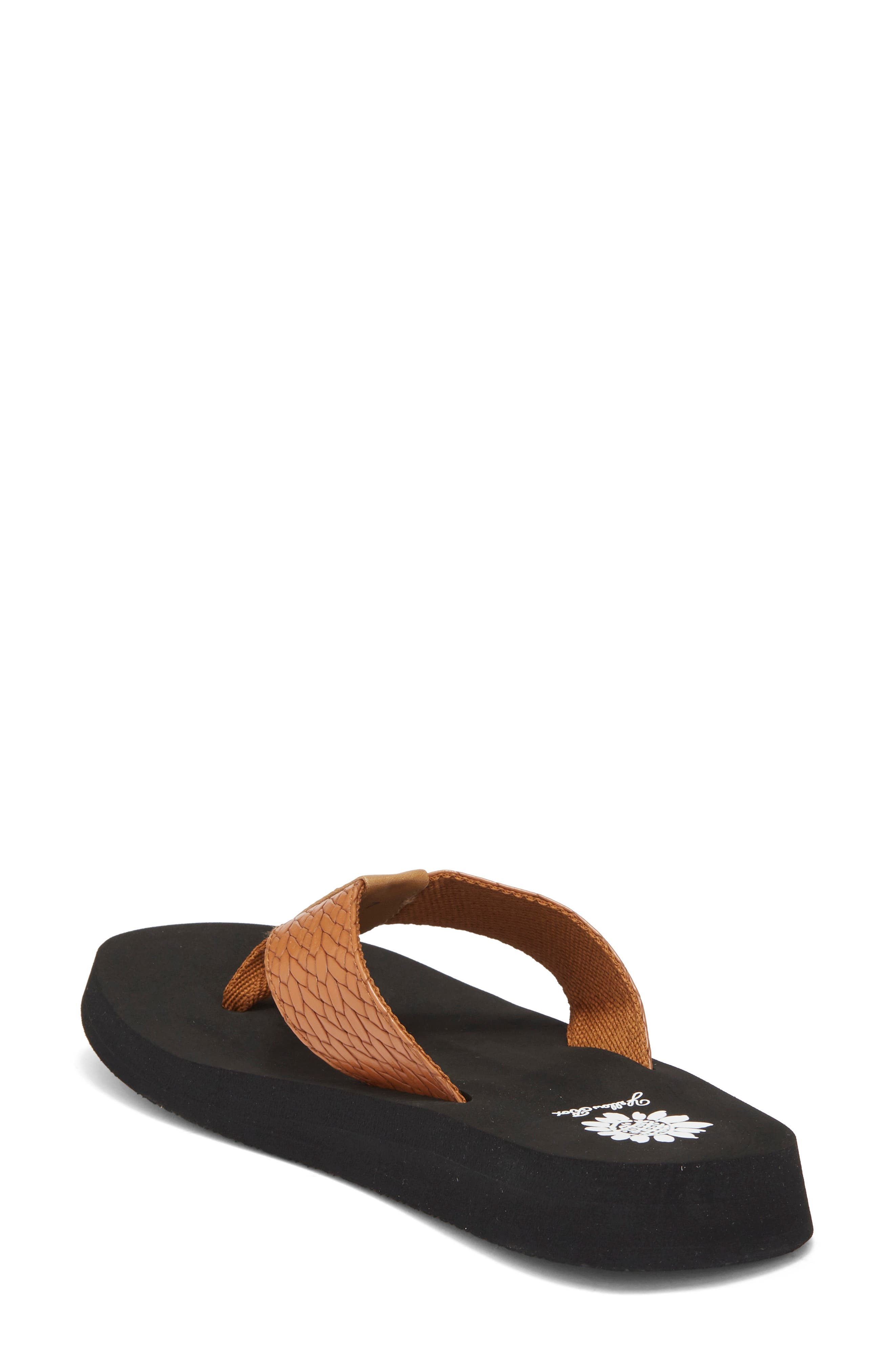 Yellow Box Premium Flax Flip Flop, Alternate, color, Tan