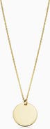 Oradina 14K Gold Manhattan Pendant Necklace