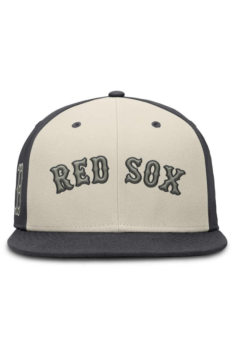 Nike Men's Nike Cream Boston Red Sox Dri-FIT True Fitted Hat, Alternate, color, Cream