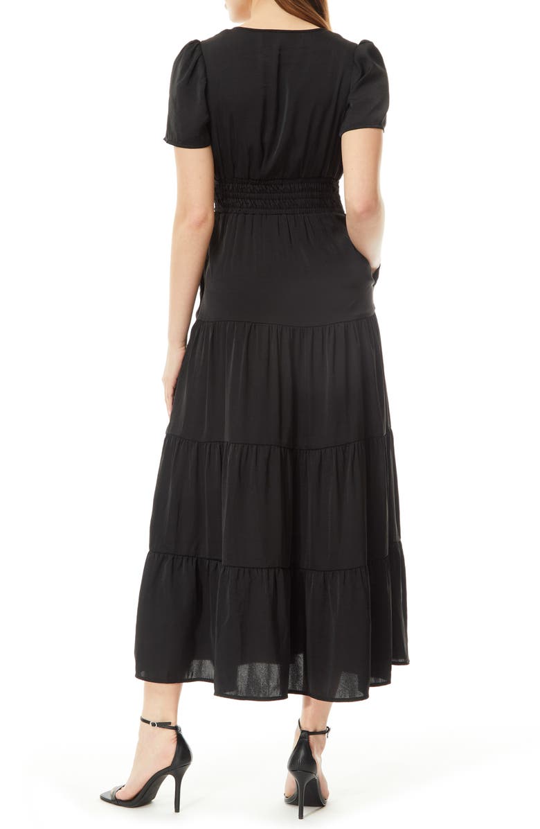 BY DESIGN Rio Tiered Maxi Dress, Alternate, color, 