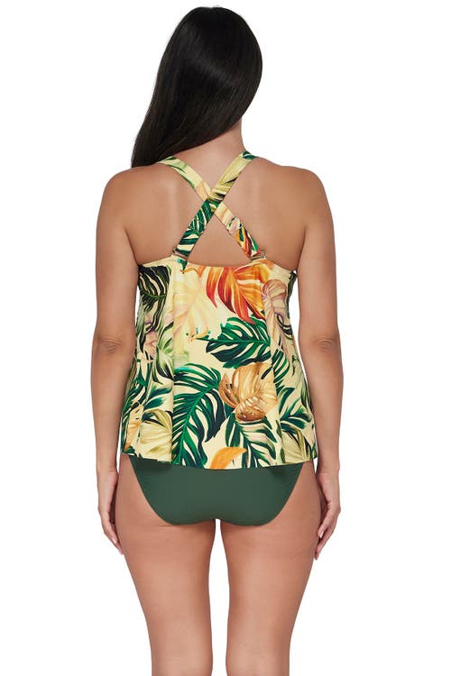 Sunsets Escape Sadie Tankini In Amber Oasis