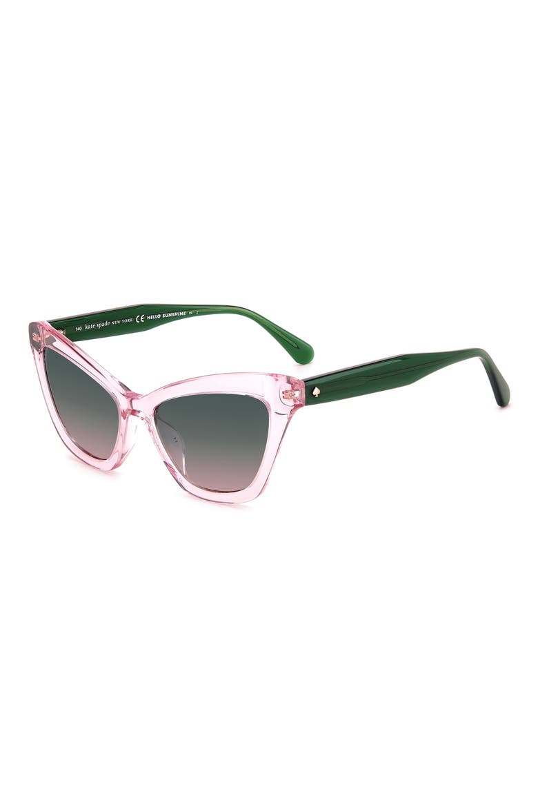 amelie 54mm gradient cat eye sunglasses, Alternate, color, 035J-JP