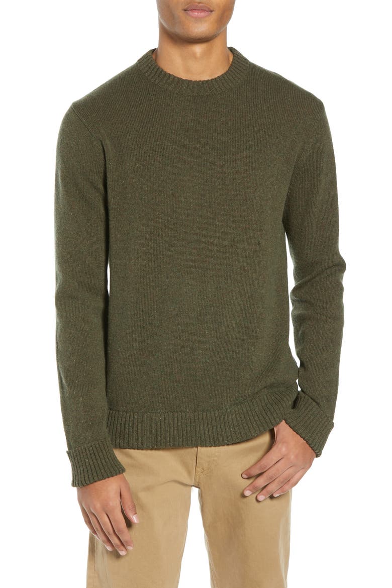 Recycled Wool Blend Sweater, Main, color, SEDIMENT