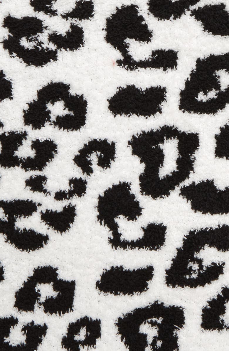 Barefoot Dreams<sup>®</sup> CozyChic<sup>®</sup> Leopard Print 54 x 72 Throw Blanket, Alternate, color, Midnight/ White