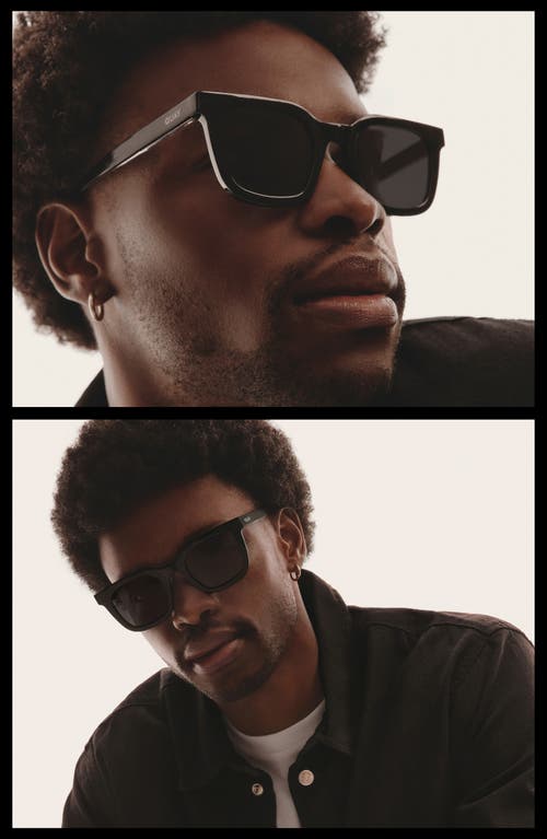 Quay Game Over 49mm Square Sunglasses In Black