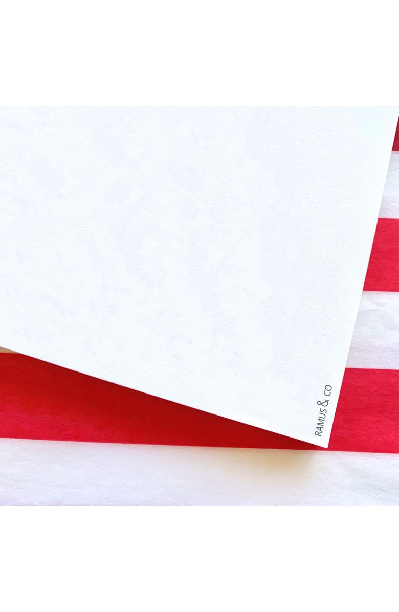 Ramus & Co Weekender Bag 6" x 6" Square Notepad, Alternate, color, Multi-Pack