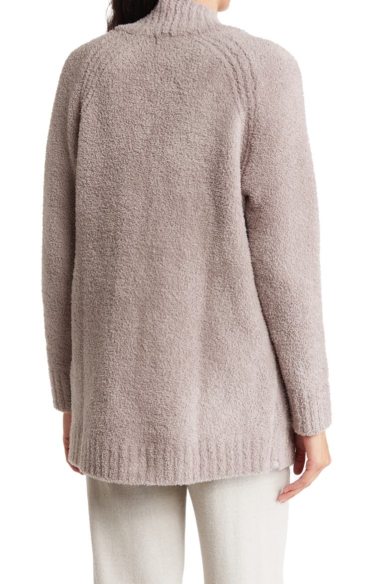 CozyChic™ Directional Ribbed Cardigan, Alternate, color, BEACH ROCK