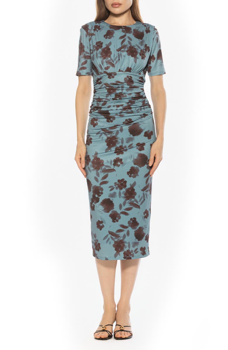 Alexia Admor Keaton Sheath Dress, Main, color, Blue Floral