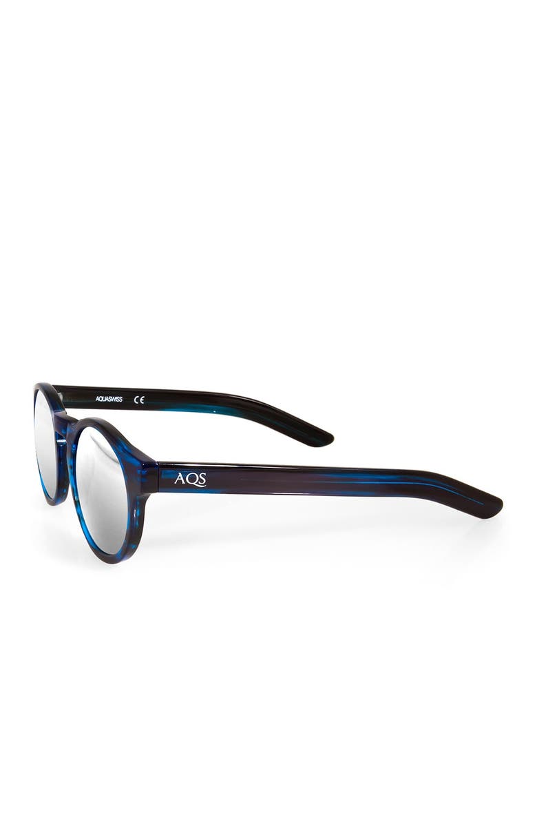 AQS Benni 49mm Blue Acetate Sunglasses, Alternate, color,