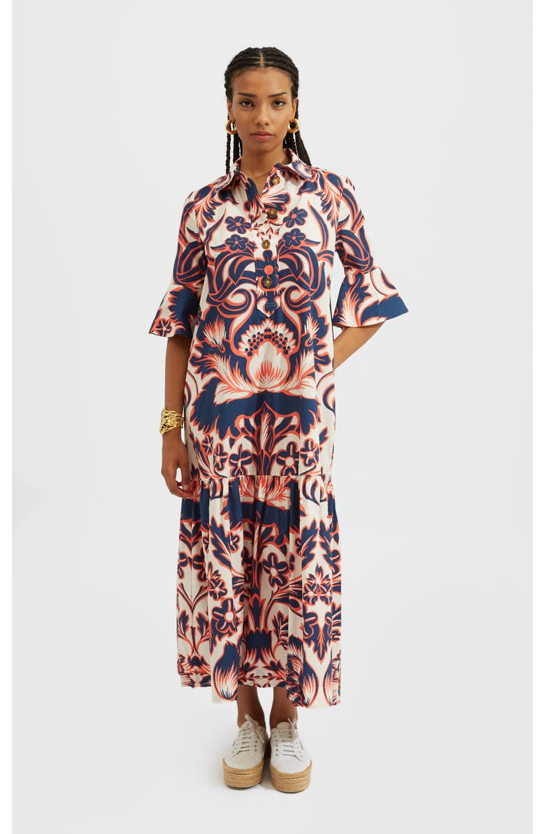 La DoubleJ Artemis Dress Va-Va Placée White, Main, color,