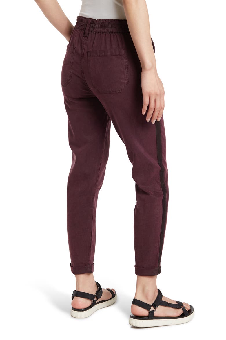 Christy Ribbon Side Stripe Pants, Alternate, color, VTGDEEPBRY