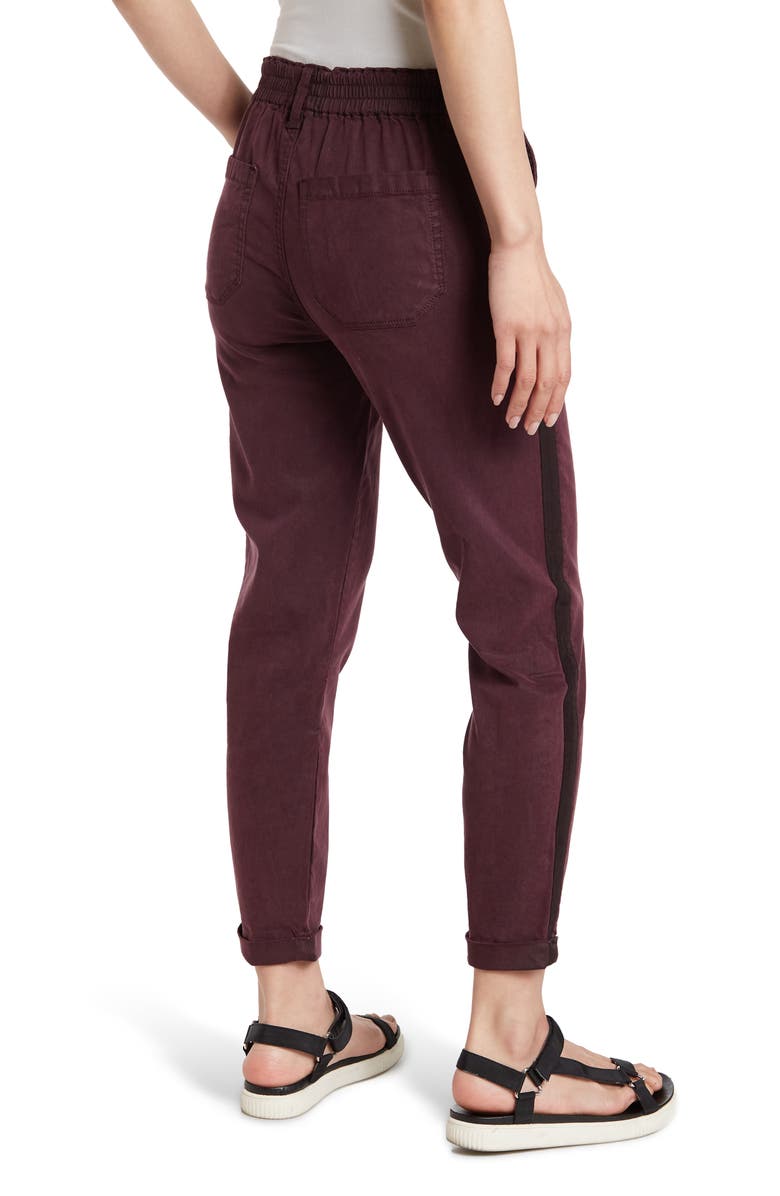 PAIGE Christy Ribbon Side Stripe Pants, Alternate, color, 