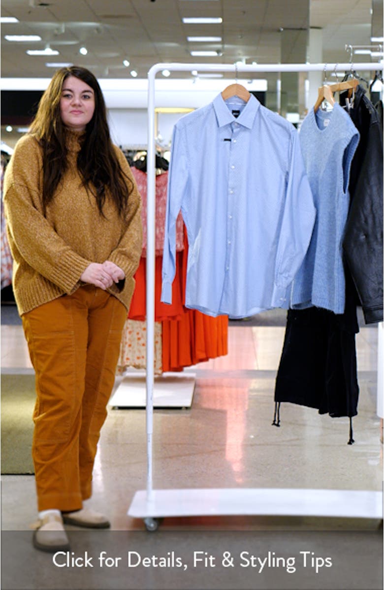 Hank Kent Slim Fit Stretch Cotton Dresss Shirt, sales video thumbnail