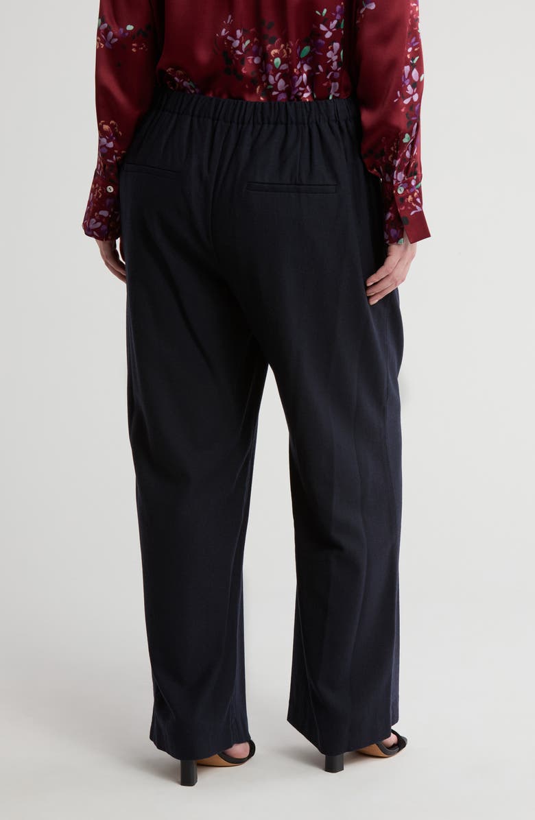 Vince Flannel Easy Pull-On Pants, Alternate, color, Coastal Blue