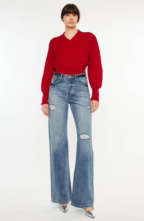 Montana Ultra High Rise 90's Flare Jeans
