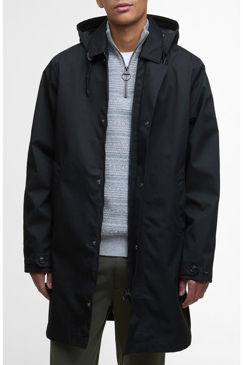 Lorig Waterproof Raincoat, Main, color, BLACK