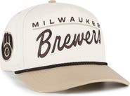 '47 Men's '47 Natural/Tan Milwaukee Brewers Neutral Terrain Hitch Rope Adjustable Hat