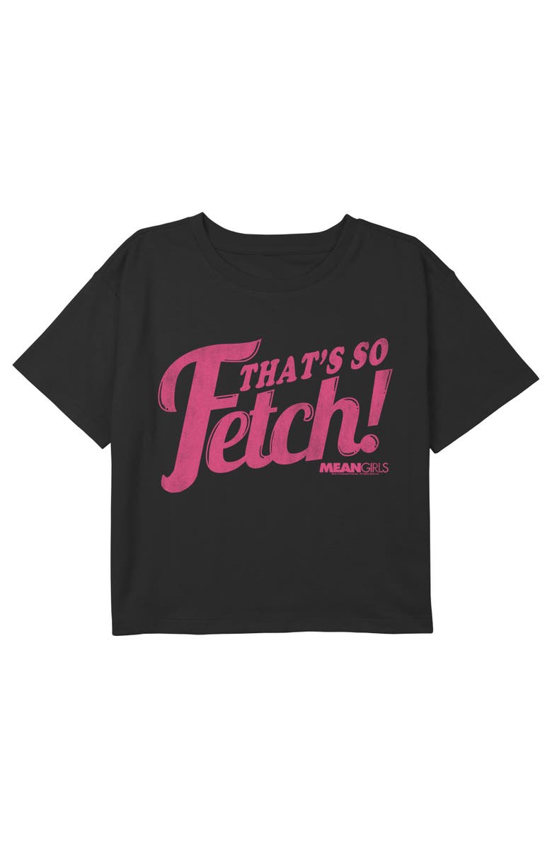 Mean Girls Girl's Mean Girls Distressed That Is So Fetch  Graphic T-Shirt, Main, color, Black