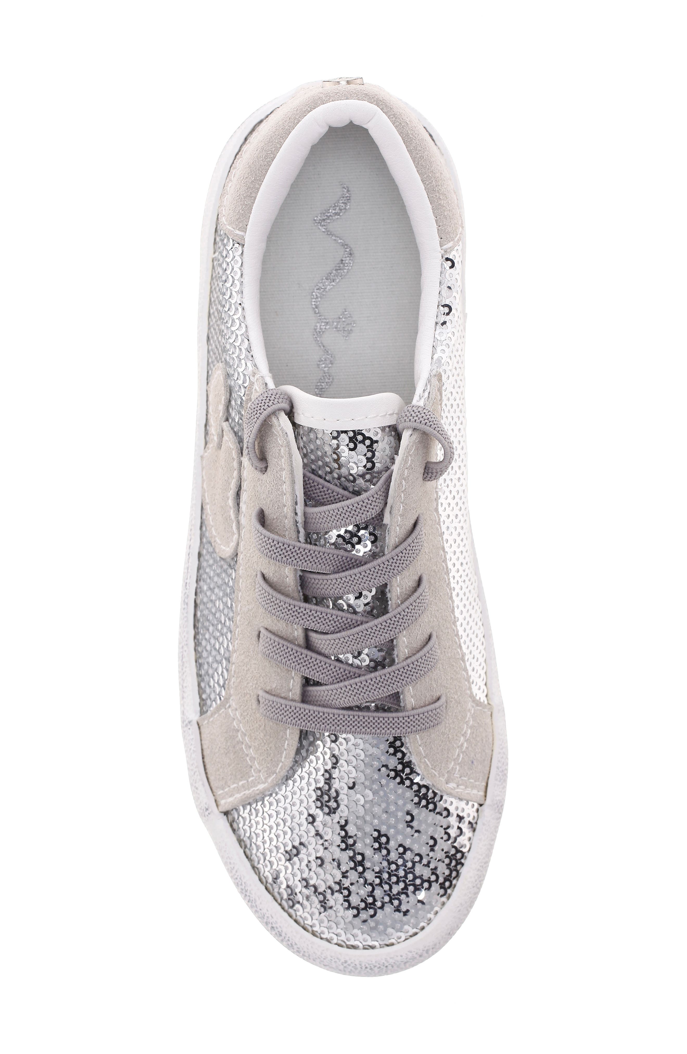 Nina Kids' Madelina Sequin Slip-On Sneaker, Alternate, color, 