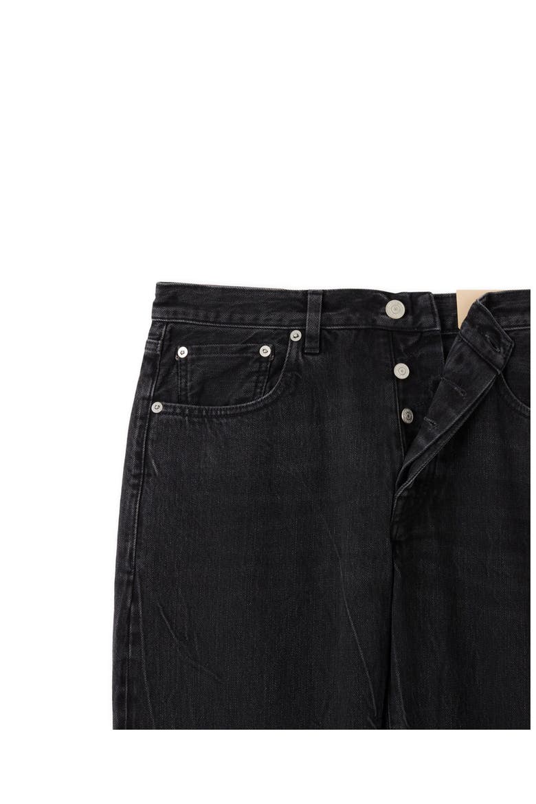 965 John Japan Contrast Selvedge 5-Pocket Regular-Fit Denim Pants, Alternate, color, Black