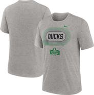 Nike Men's Nike Heather Gray Oregon Ducks Campus Local Tri-Blend T-Shirt