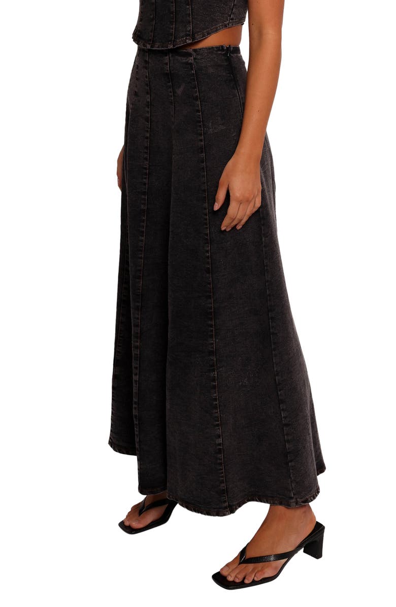 Petal & Pup Mara Denim Maxi Skirt, Alternate, color,