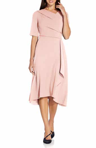Adrianna Papell Asymmetrical Hem A-Line Dress