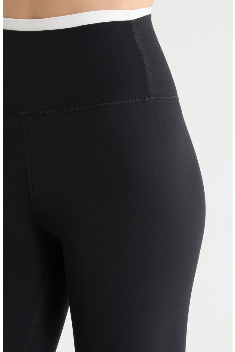 Dual High Waist Airweight 7/8 Leggings, Alternate, color, BLACK/ WHITE