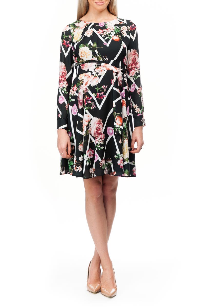 PIETRO BRUNELLI Stresa Chiffon Maternity Dress, Main, color, 