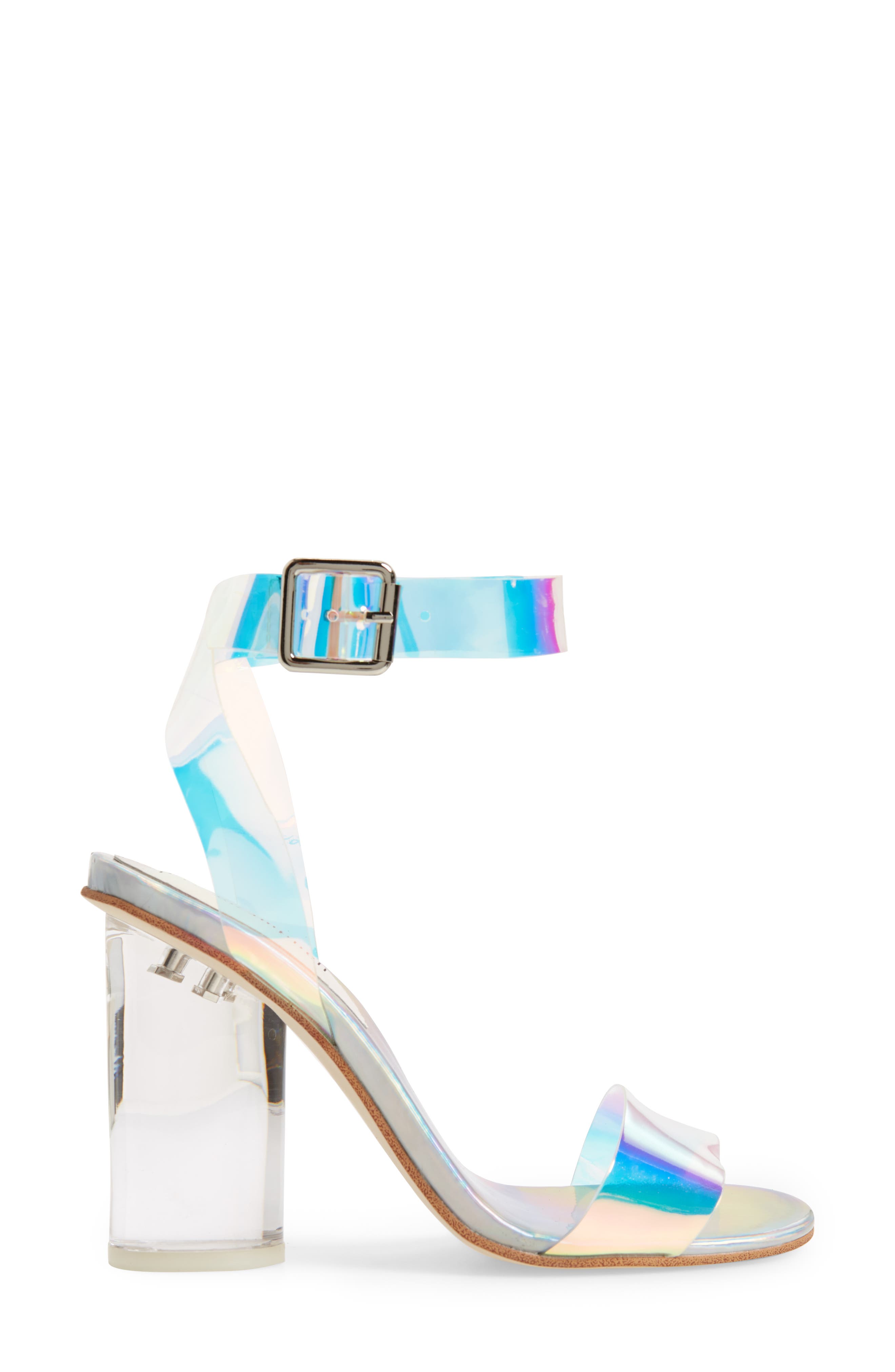 Jeffrey Campbell Clear Heel Sandal, Alternate, color, 
