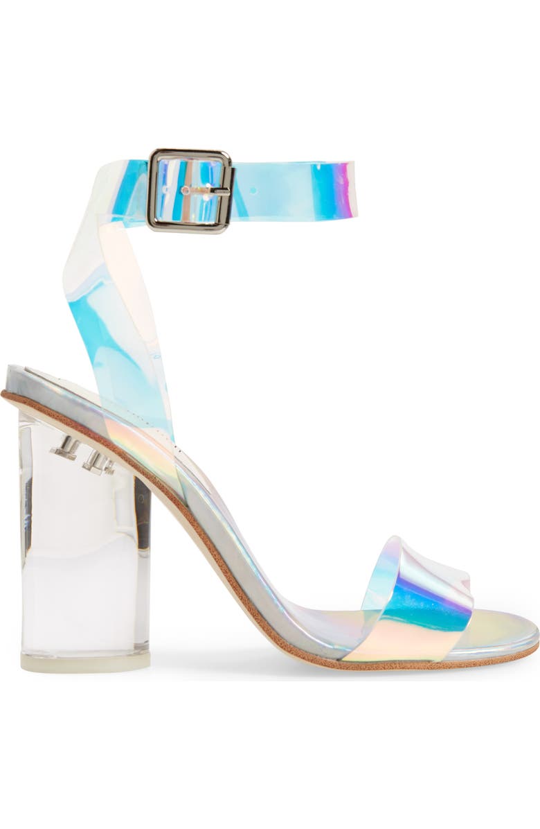 Jeffrey Campbell Clear Heel Sandal, Alternate, color,