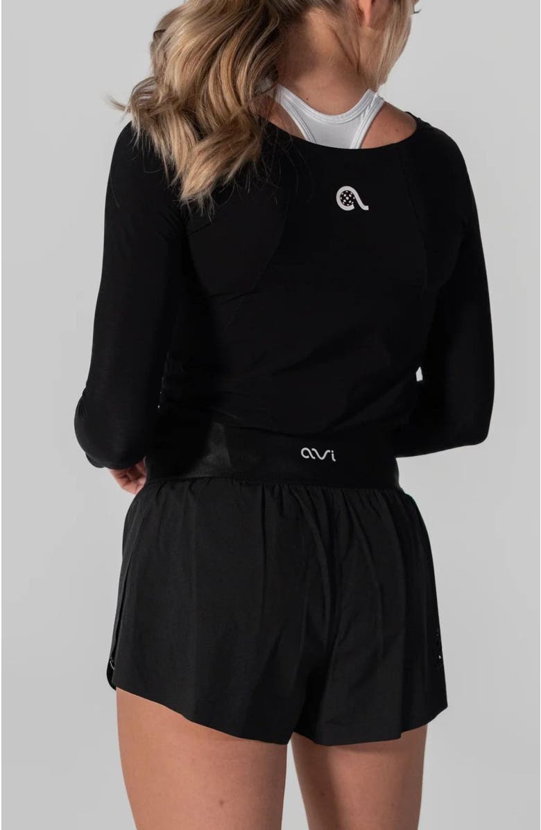 AVI Pickleball Court Short, Alternate, color, Black Beauty