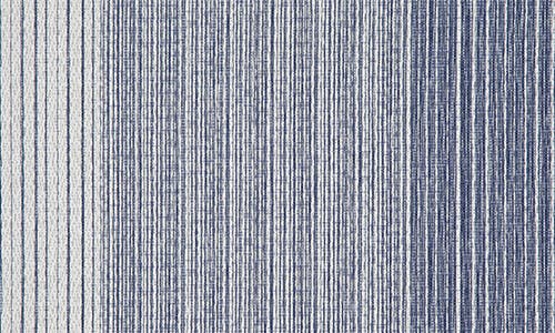 Dainty Home Set Of 6 Vinyl Placemats In Ombre Side Stripe Blue