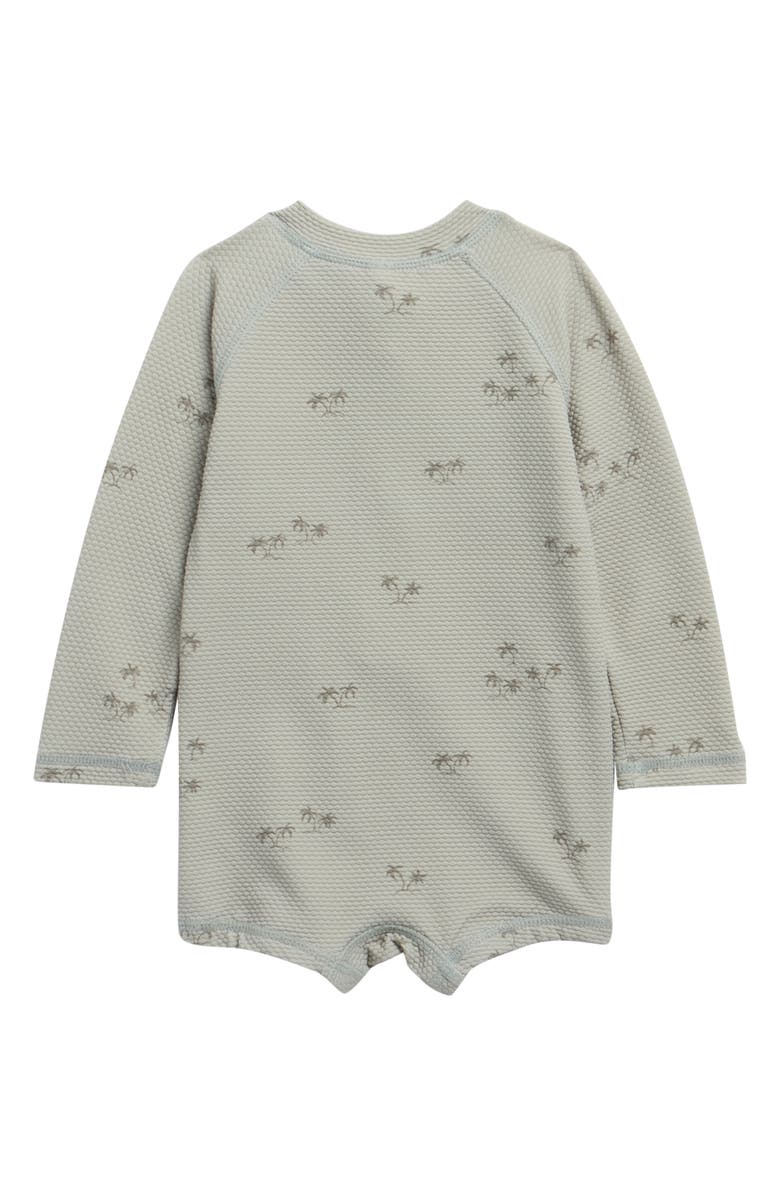 QUINCY MAE Long Sleeve UPF 50+ One-Piece Rashguard Swimsuit, Alternate, color, Sage