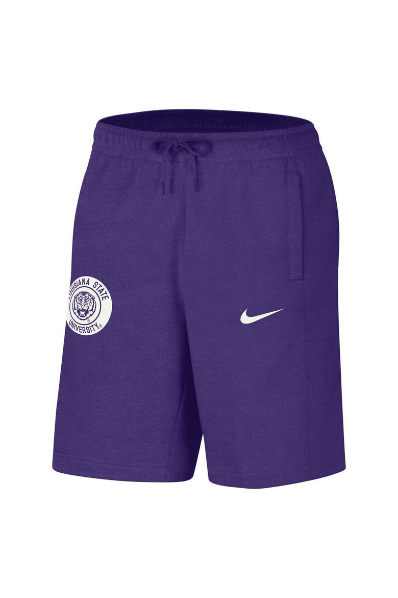 Men's Nike Purple LSU Tigers Logo Shorts, Alternate, color, Purple