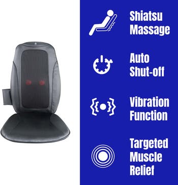 Shiatsu Chair Massager with Vibration