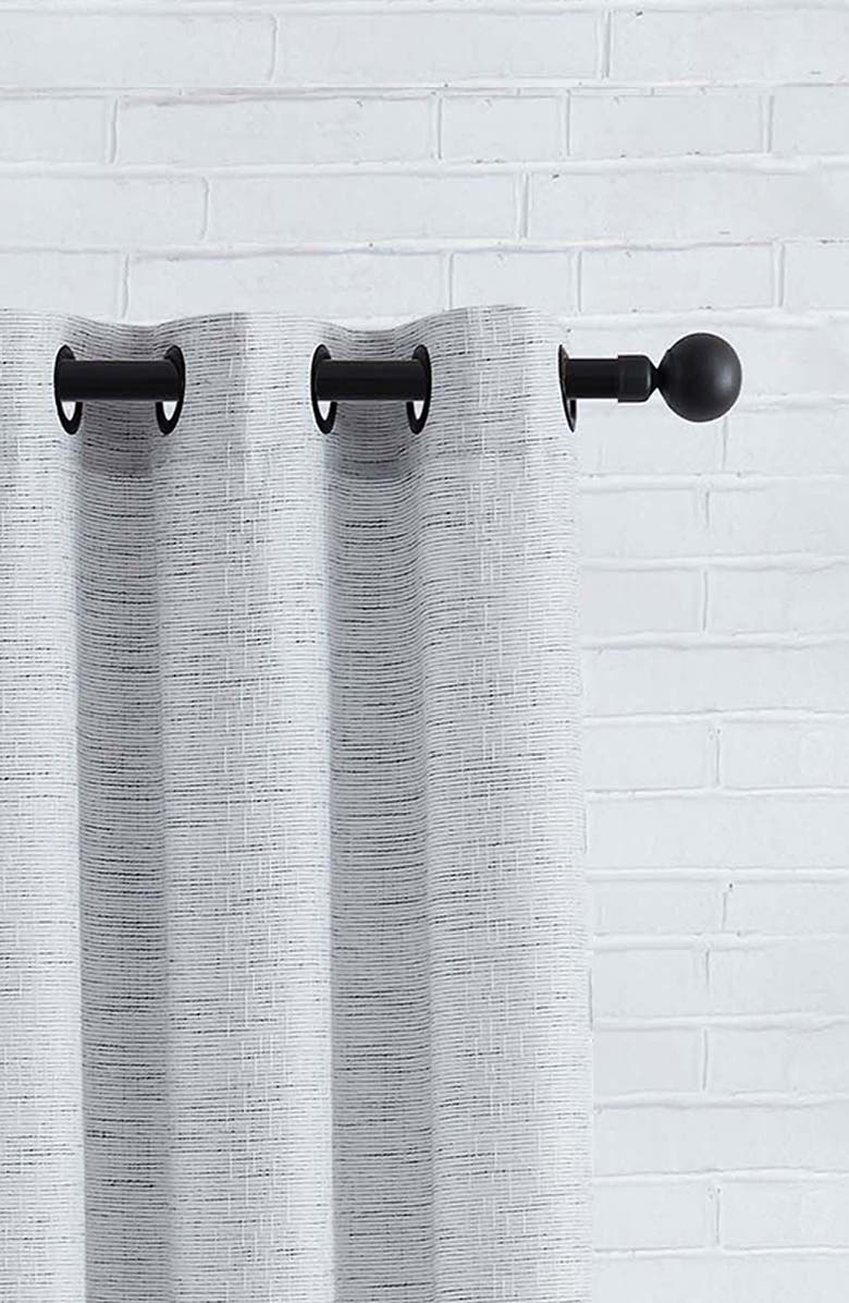 Lucky Brand Sierra Textured Set of 2 Curtain Panels, Alternate, color, Denim