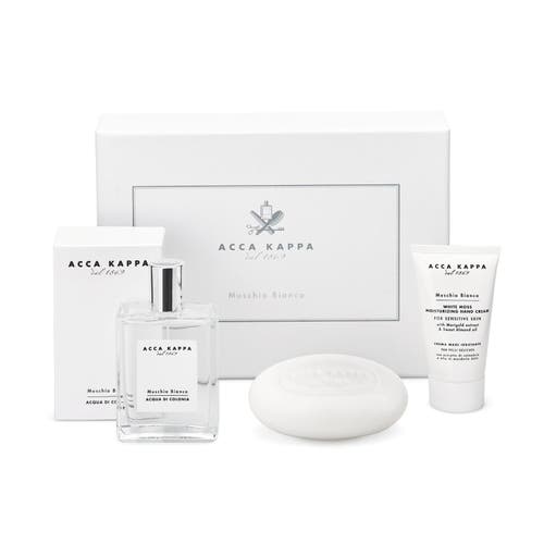 Acca Kappa White Moss Eau De Cologne, Soap & Hand Cream Gift Set