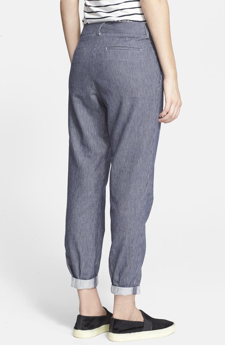 Vince Soft Railroad Stripe Trousers, Alternate, color,