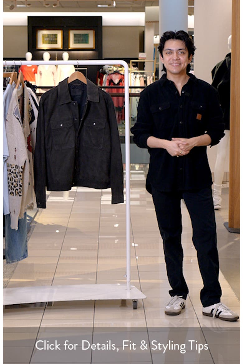 Shelton Goatskin Suede Jacket video