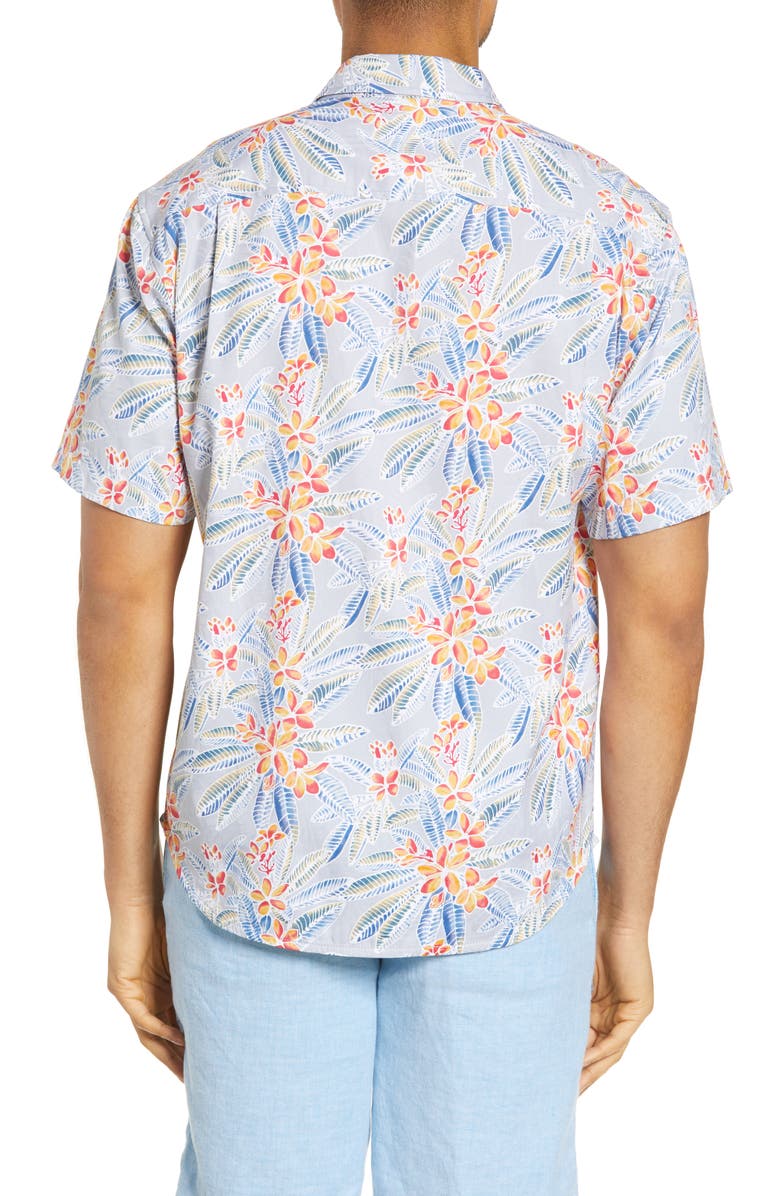 Tommy Bahama Florence Flora Classic Fit Short Sleeve Button-Up Shirt, Alternate, color,