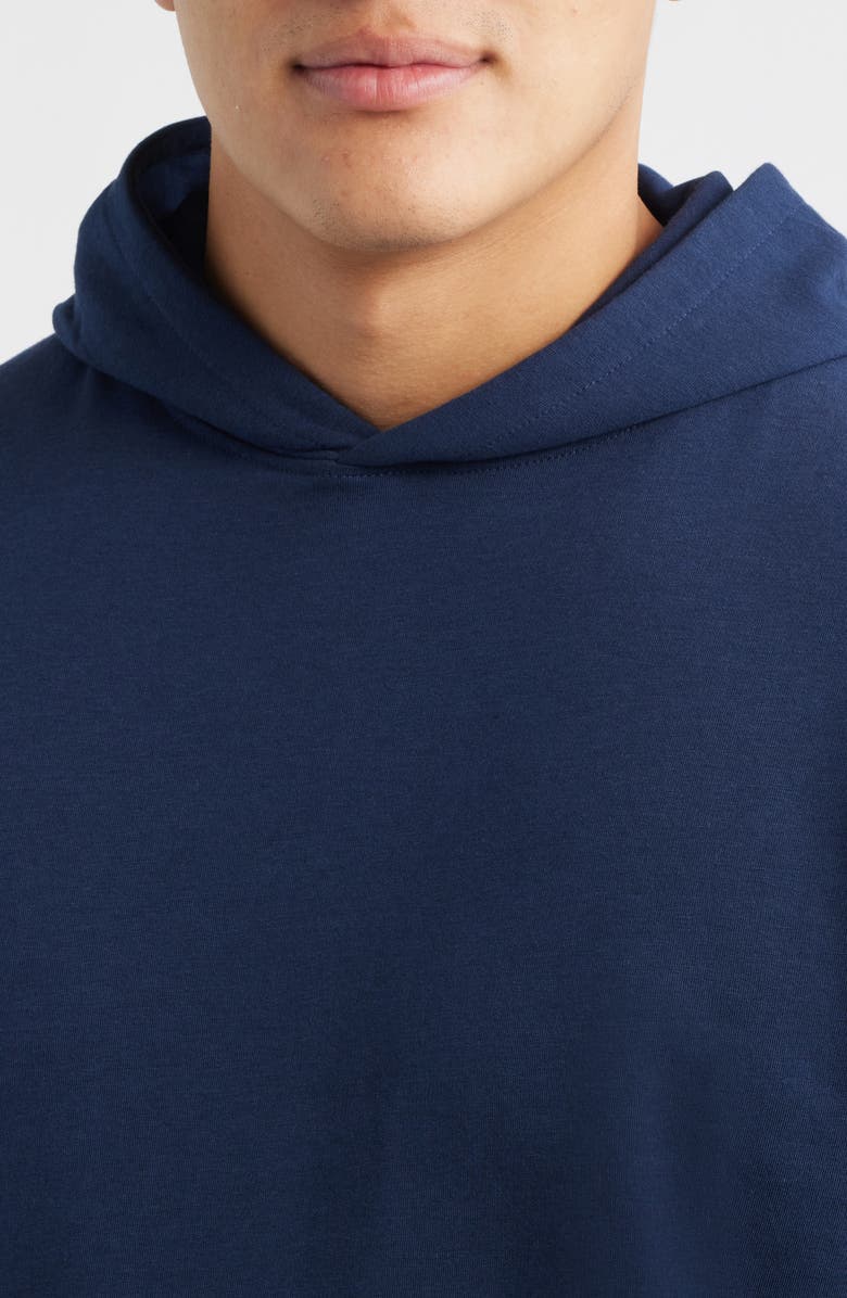 Peter Millar Oasis Organic Cotton Blend Hoodie, Alternate, color, Navy