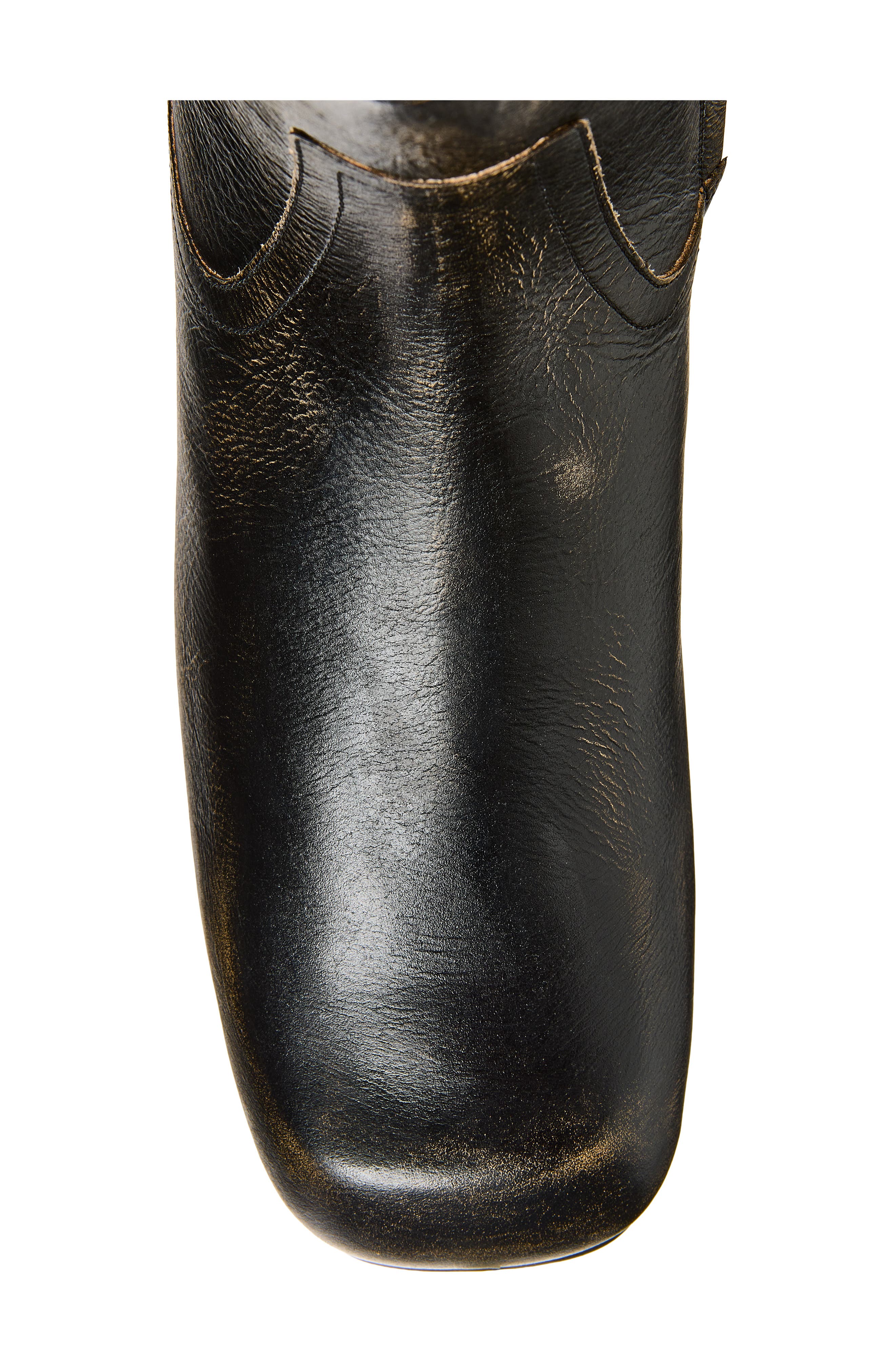 Float Leather Ankle Boot, Alternate, color, NATURAL/ BLACK