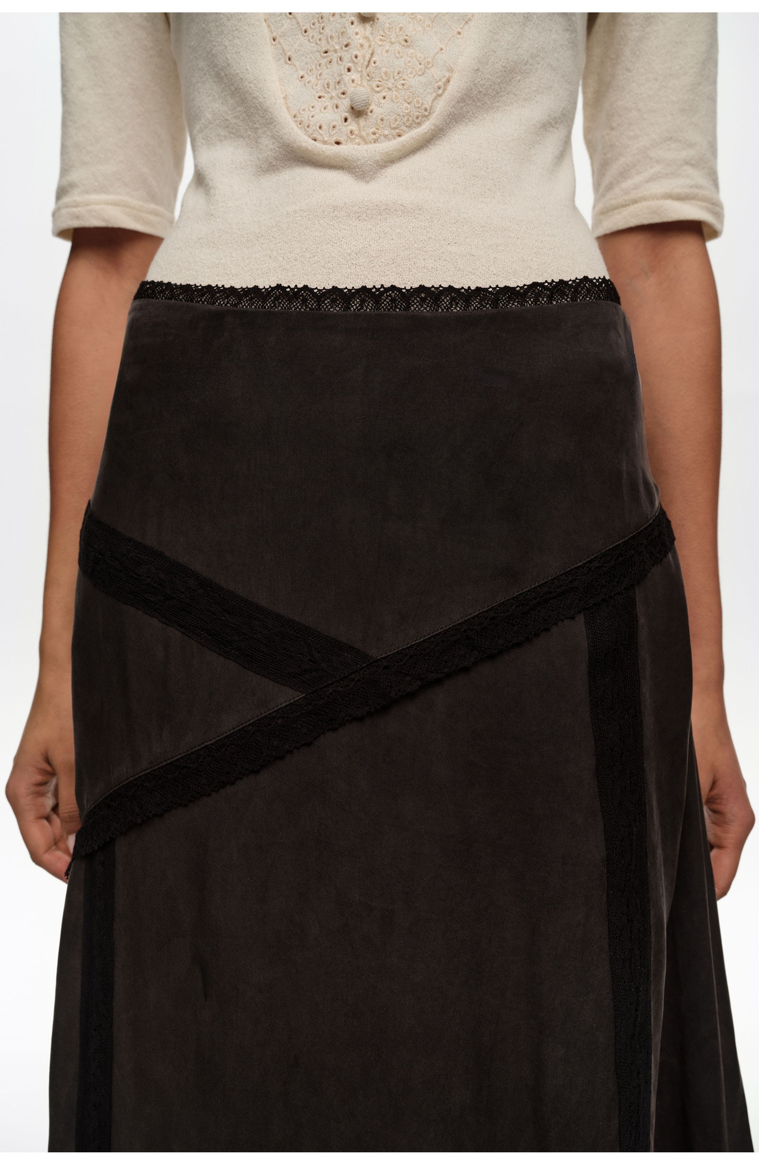 Lace Midi Skirt - image 2